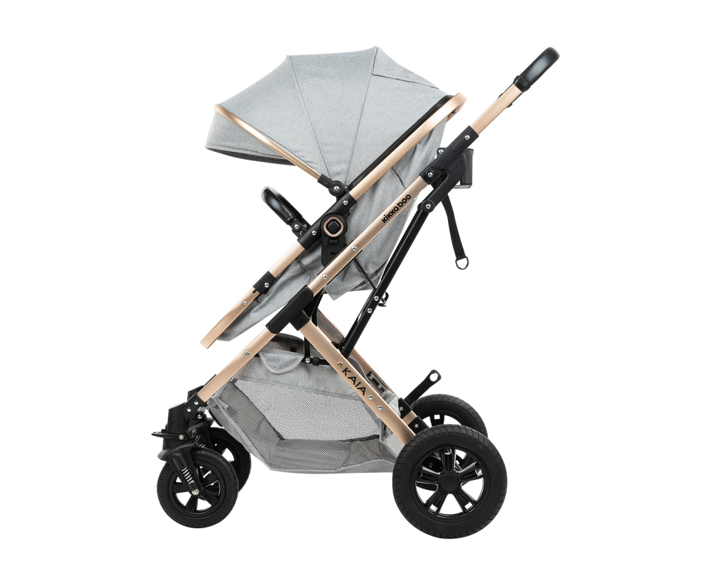Carucior 3 in 1 Kikkaboo Kaia, Gri - imagine 6