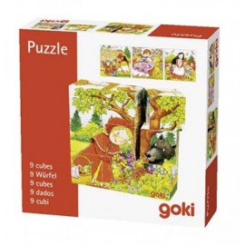 Puzzle Cuburi Lemn Povești Goki - Educațional - imagine 4
