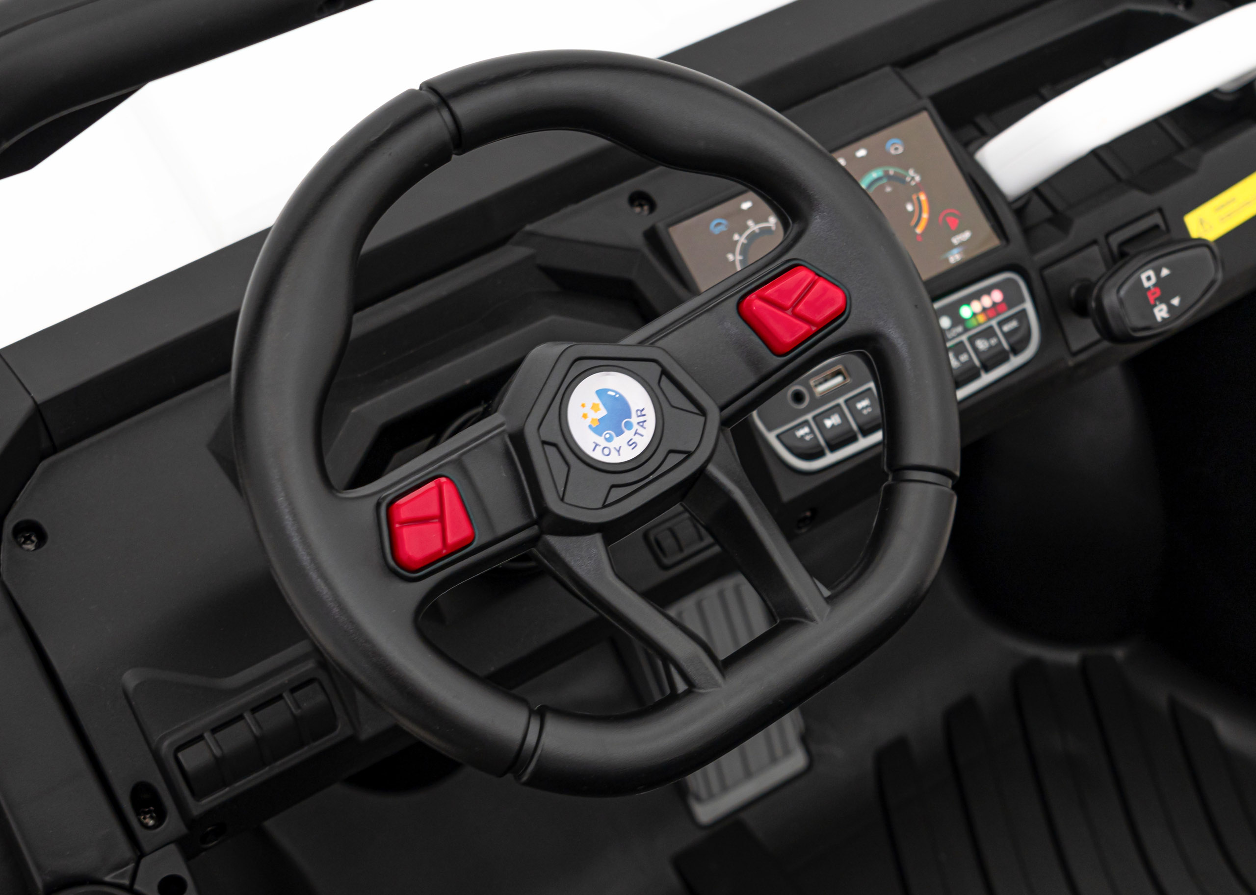 Masinuta Electrica 4x4 Pick Up Alb | Autokids - imagine 9