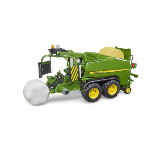 BRUDER John Deere C441R - Presa de Baloti - imagine 5