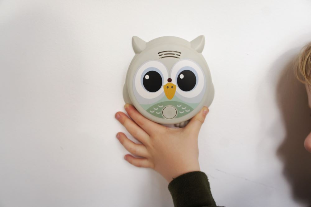 Alarma Fum FLOW Mr. Owl - Design Siguranță Copii - imagine 2