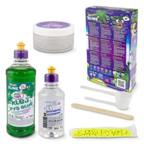Kit Slime DIY Tuban Alien XL - Schimbă Culoare - imagine 6