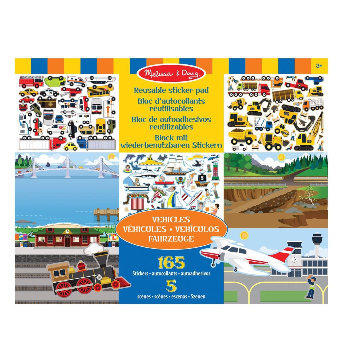 Autocolante Vehicule Reutilizabile - Melissa & Doug