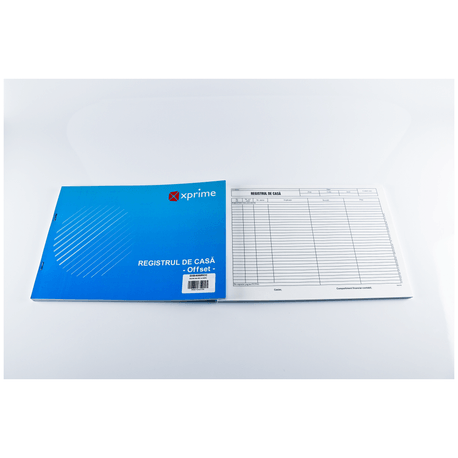 Registru Casa A4, 100 File, Coperta Carton