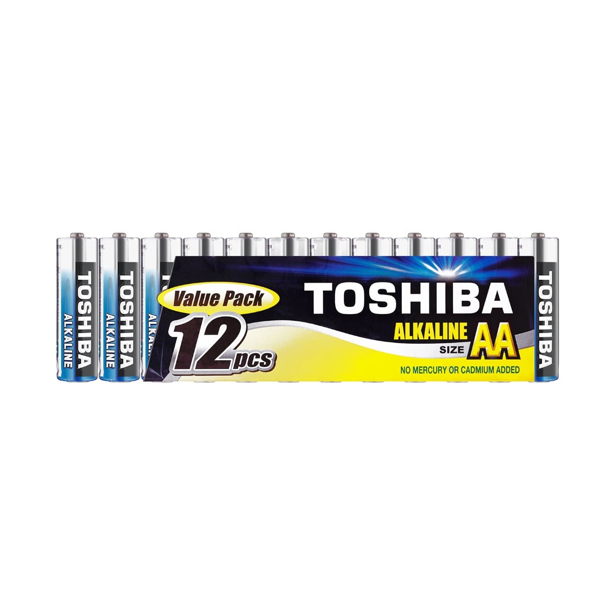 Set 12 Baterii Alcaline Toshiba R6 AA, 1.5V