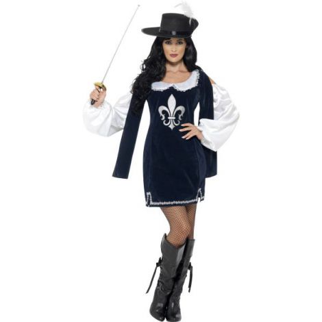 Costum Muschetar Dama Smiffys - Carnaval Elegant