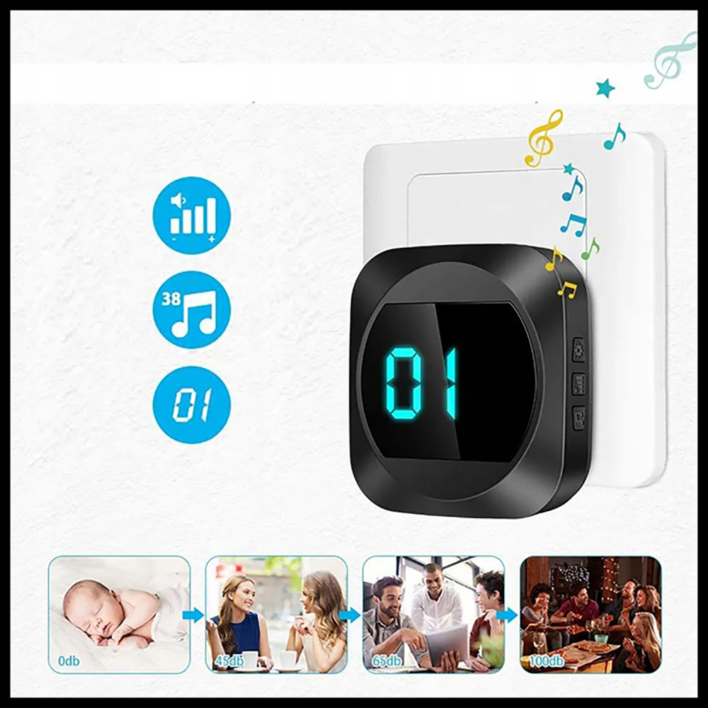 Sonerie Wireless Nicekids cu Termometru 200m - imagine 2