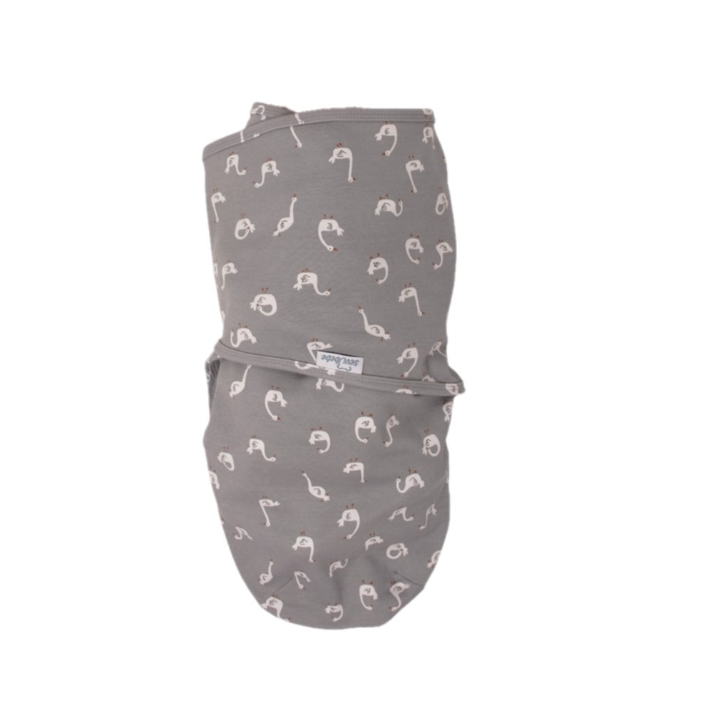 Paturica infasat Sevibebe Swan, Bumbac 100% - imagine 3