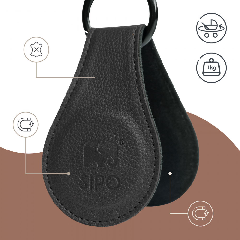Clipsuri Magnetice Sipo Piele Eco - Organizare Carucior - imagine 2