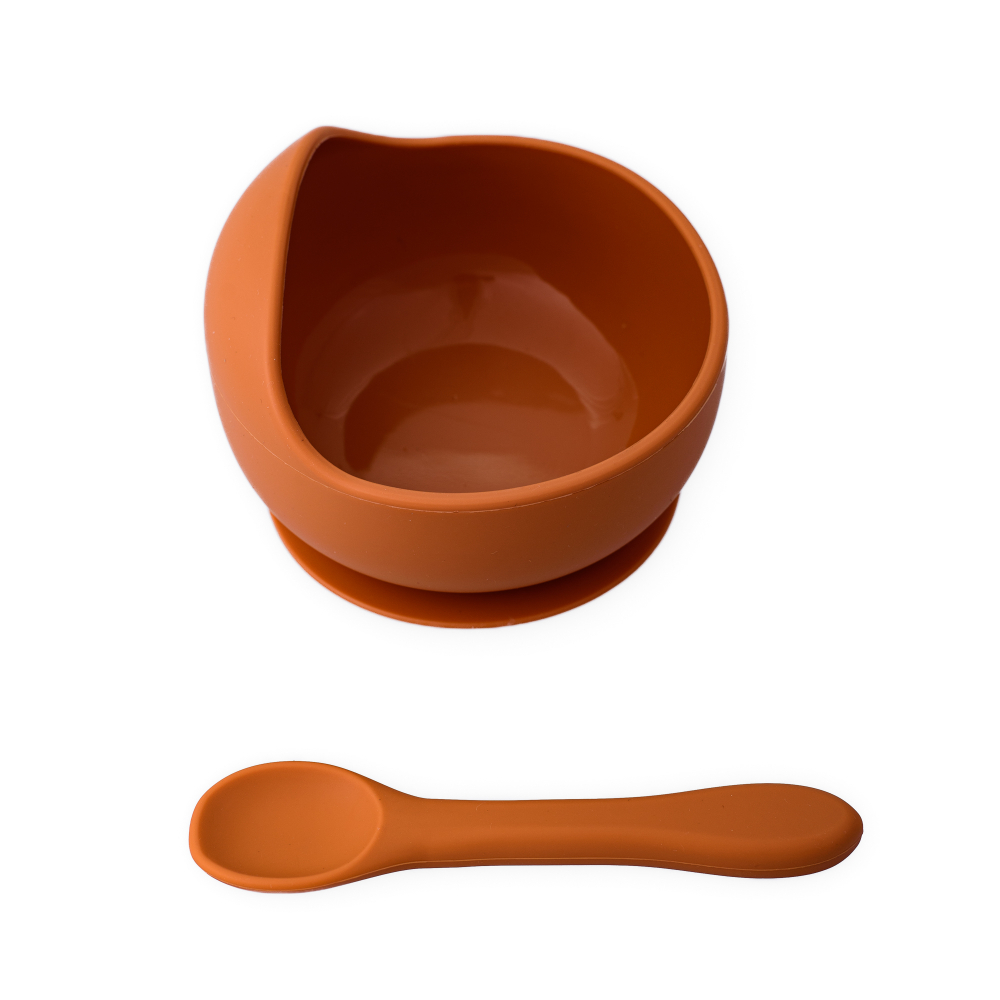Set diversificare Oaki, castron cu ventuza și linguriță - imagine 3