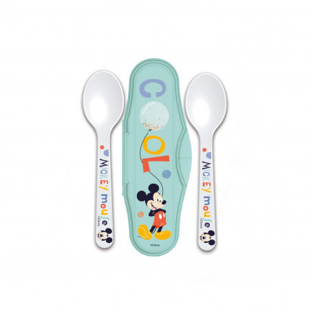 Set 2 linguri Disney Mickey + cutie transport | Stor - imagine 2