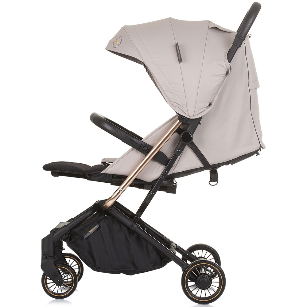 Carucior Sport Chipolino Bijou, Cadrul Aluminiu, Macadamia - imagine 5