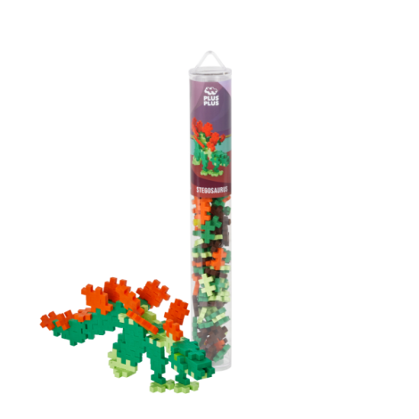 Plus-Plus Stegosaurus Set 100 Piese Constructie - imagine 2