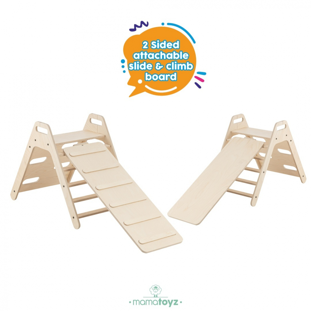 MamaToyz Pikko Set Catarat Montessori cu Tobogan - imagine 4