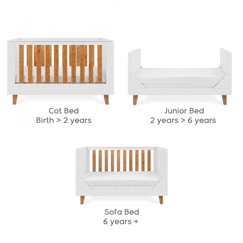 Patut Evolutiv 3 in 1 Tutti Bambini Como White - imagine 3