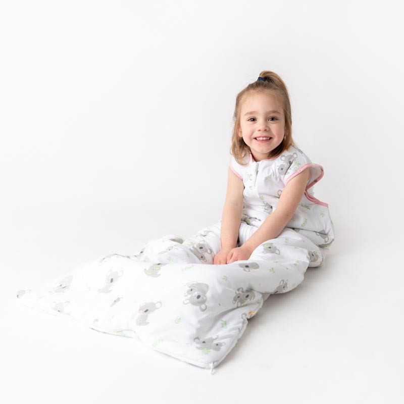 Sac de dormit Koala Bear 110 cm cu manete detasabile - imagine 3