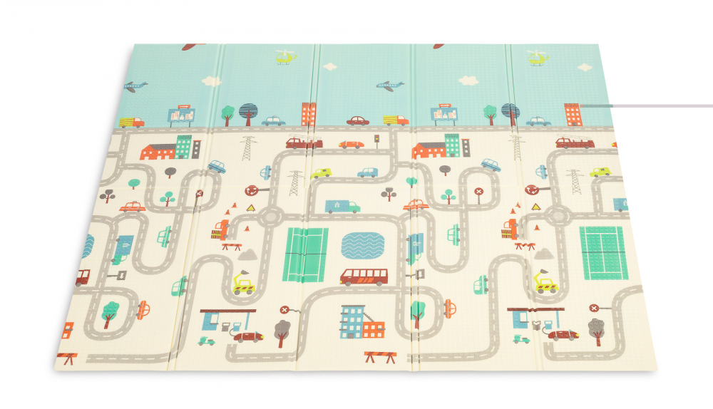 Covoras Pliabil Toyz Cars, Spuma XPE, 200x180 cm - imagine 7