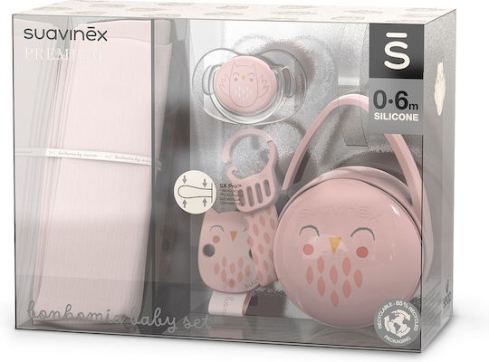 Set Cadou Bonhomia Suavinex 4 Piese Roz - imagine 4