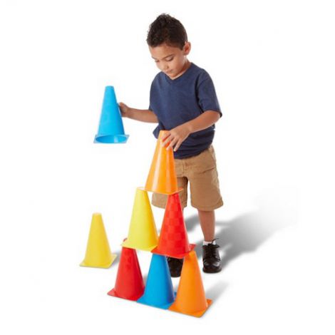 Set 8 Conuri Plastic Melissa & Doug | Joc Educativ