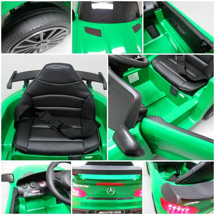 Masinuta Electrica Mercedes GTR-s 12V Verde - imagine 7