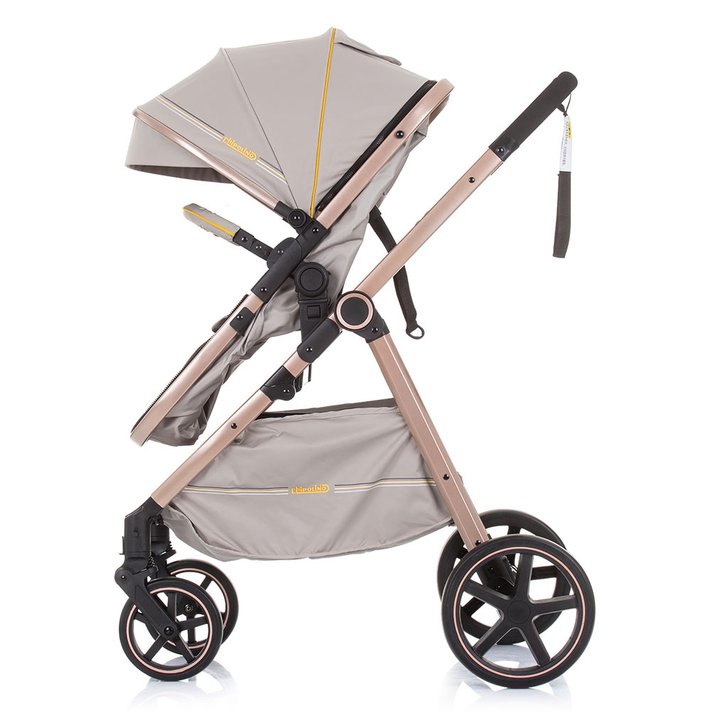 Carucior Chipolino Misty 2 in 1, 0-22 kg, Sand - imagine 3