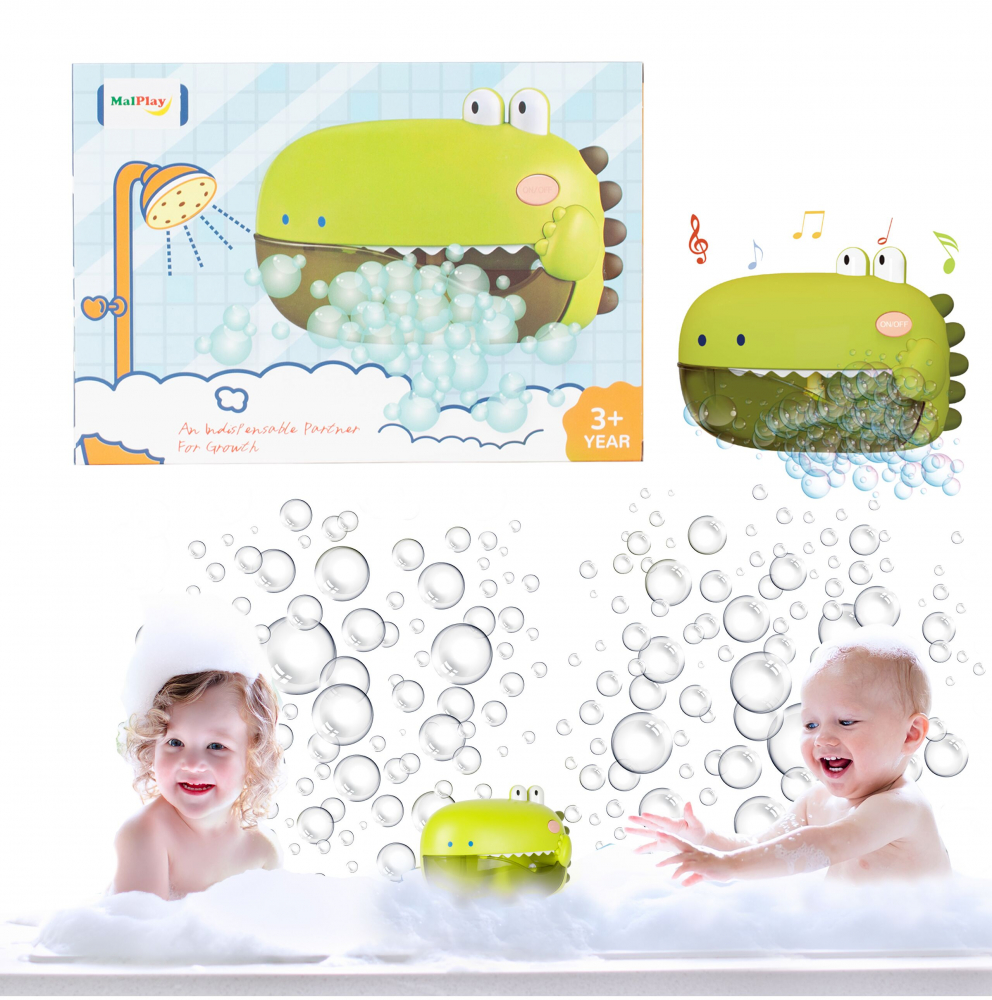 Jucarie Baie Baloane Dino Green Malplay - imagine 12
