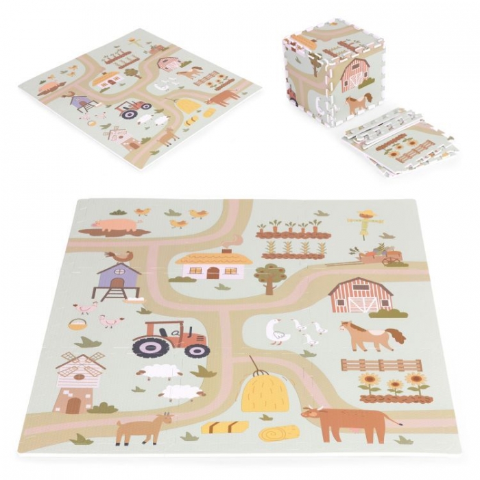 Salteluta Joaca Ecotoys Ferma | Sigurță pentru Copii - imagine 8