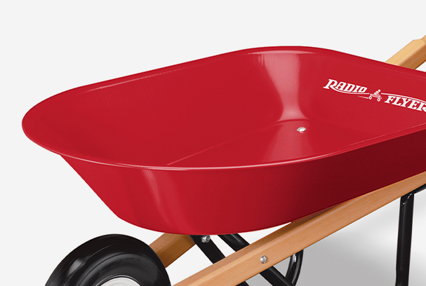 Roabă Radio Flyer Roșie - Jucărie Exterior Clasică - imagine 2