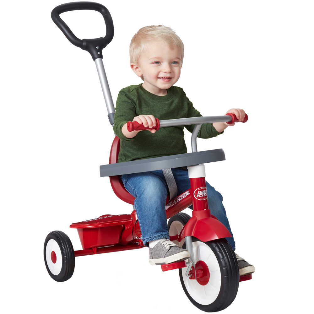 Tricicleta 3 în 1 Radio Flyer Roșie