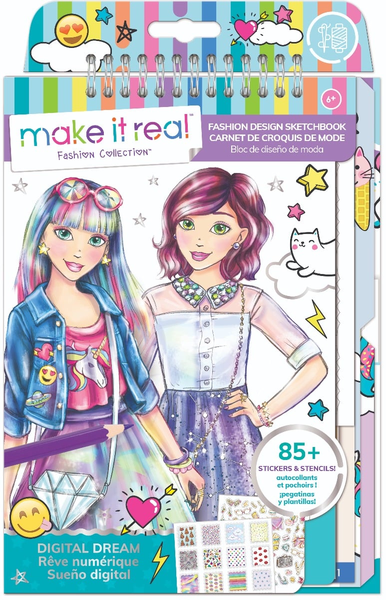 Caiet Designer Make It Real - Set Creativ Modă