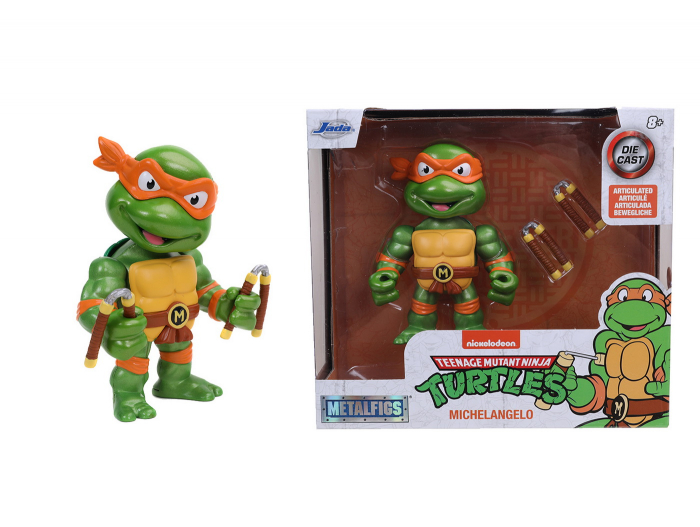 Figurina Metalica Michelangelo Testoasele Ninja | JadaToys