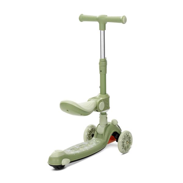 Lorelli Swiftie Green - Trotineta cu LED si Muzica