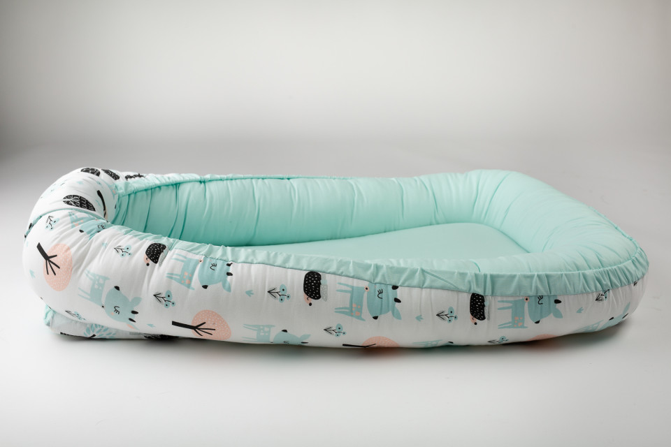 Babynest Blue Deer Maradalia - Siguranță și Confort