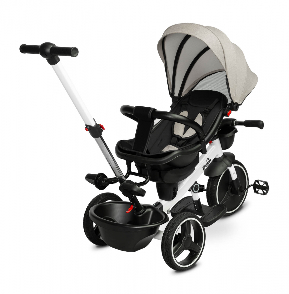 Tricicleta Toyz Dash Grey cu maner parental - imagine 9