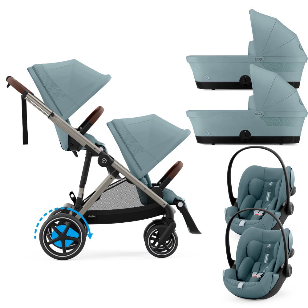 Carucior Gemeni Cybex e-Gazelle S + Scoici Auto