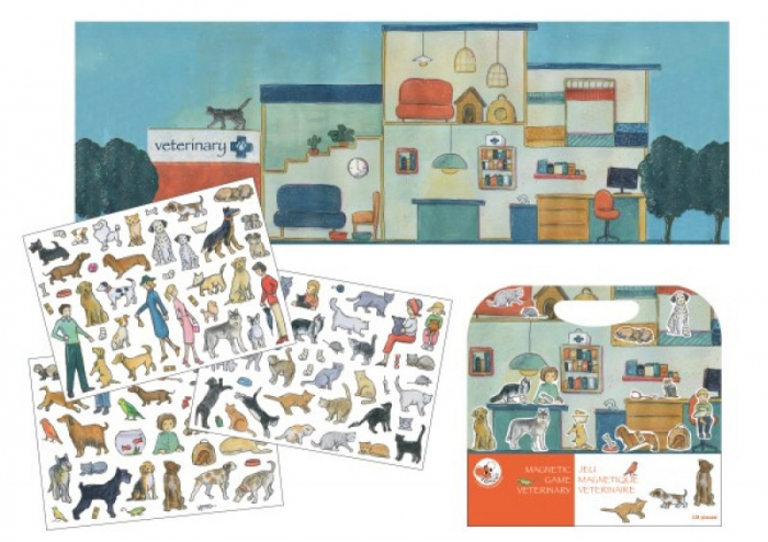 Set Magnetic La Veterinar Egmont Toys | Joc Educativ