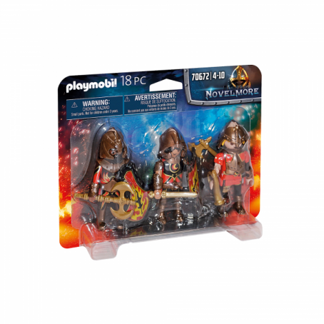 Set 3 Figurine Playmobil Burnham Raiders 70672
