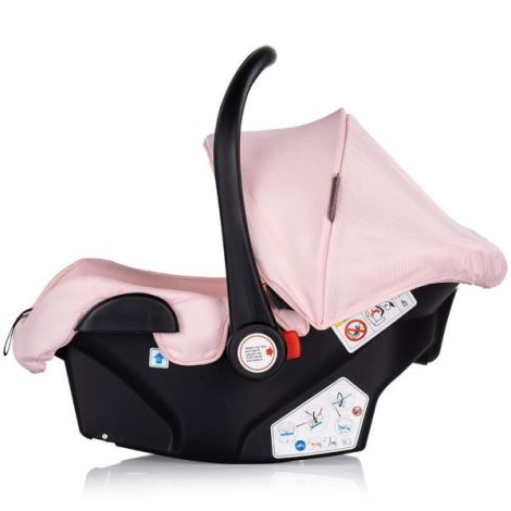Chipolino Aura 3in1 Carucior Pink Marshmallow - imagine 13