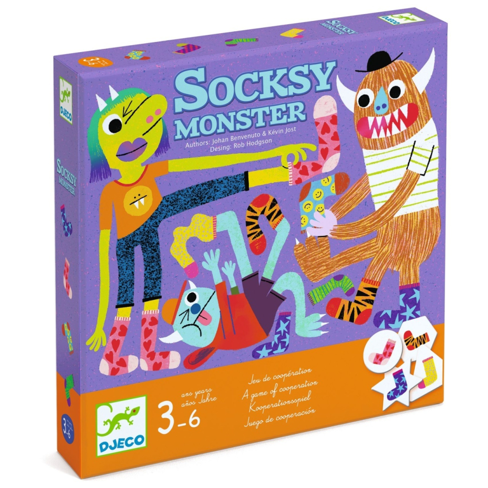 Joc Cooperare Socksy Monster Djeco