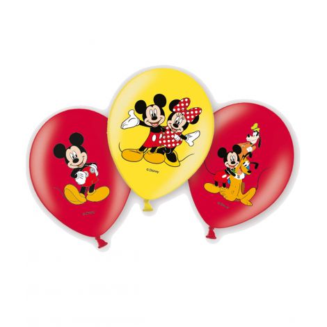 Amscan Baloane Mickey - Set 6 Piese | Petrecere Magică