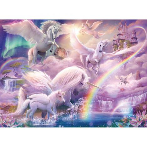 Puzzle Unicorns 100 piese Ravensburger - imagine 2