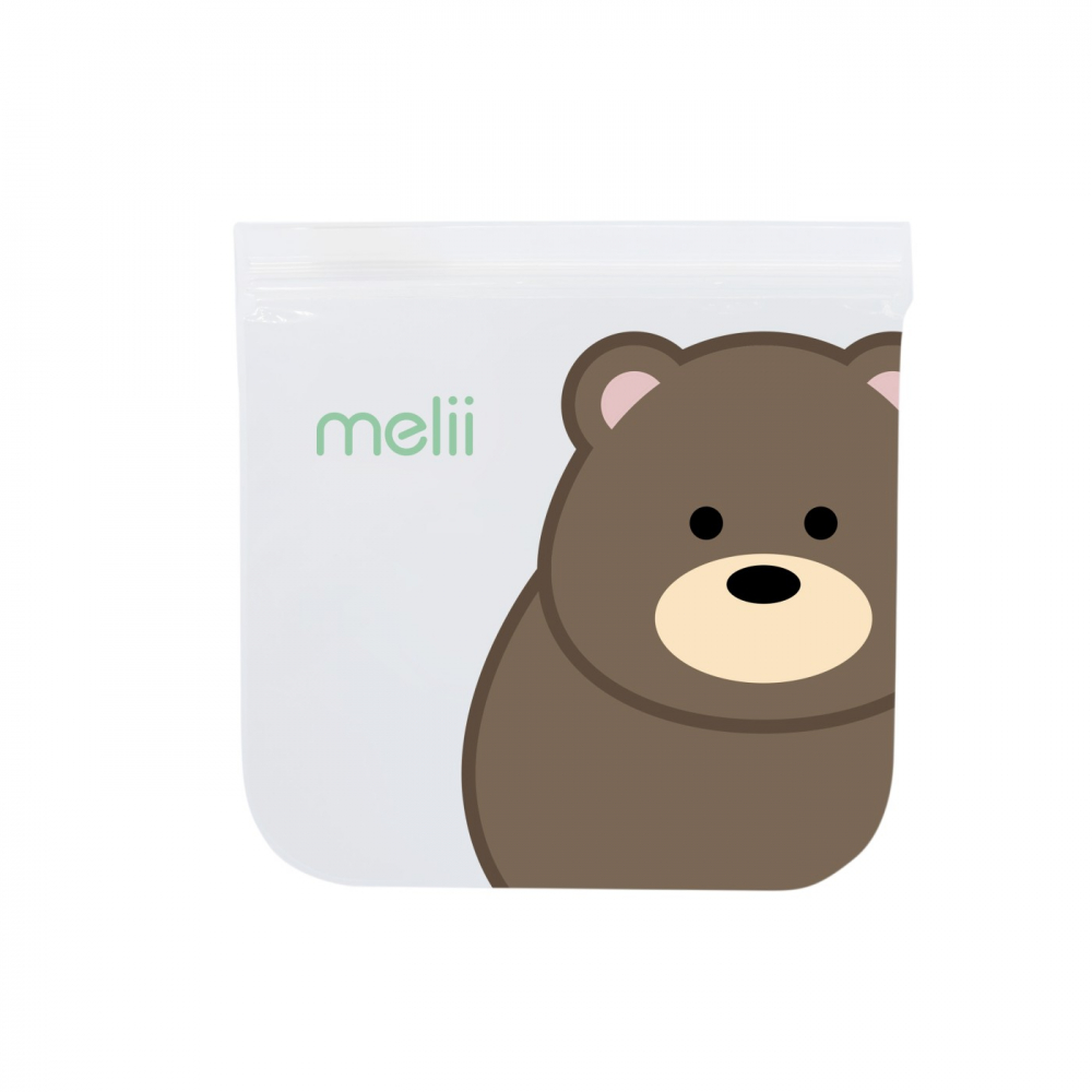 Set 6 Pungi Sandwich Reutilizabile Melii Model Animal - imagine 4