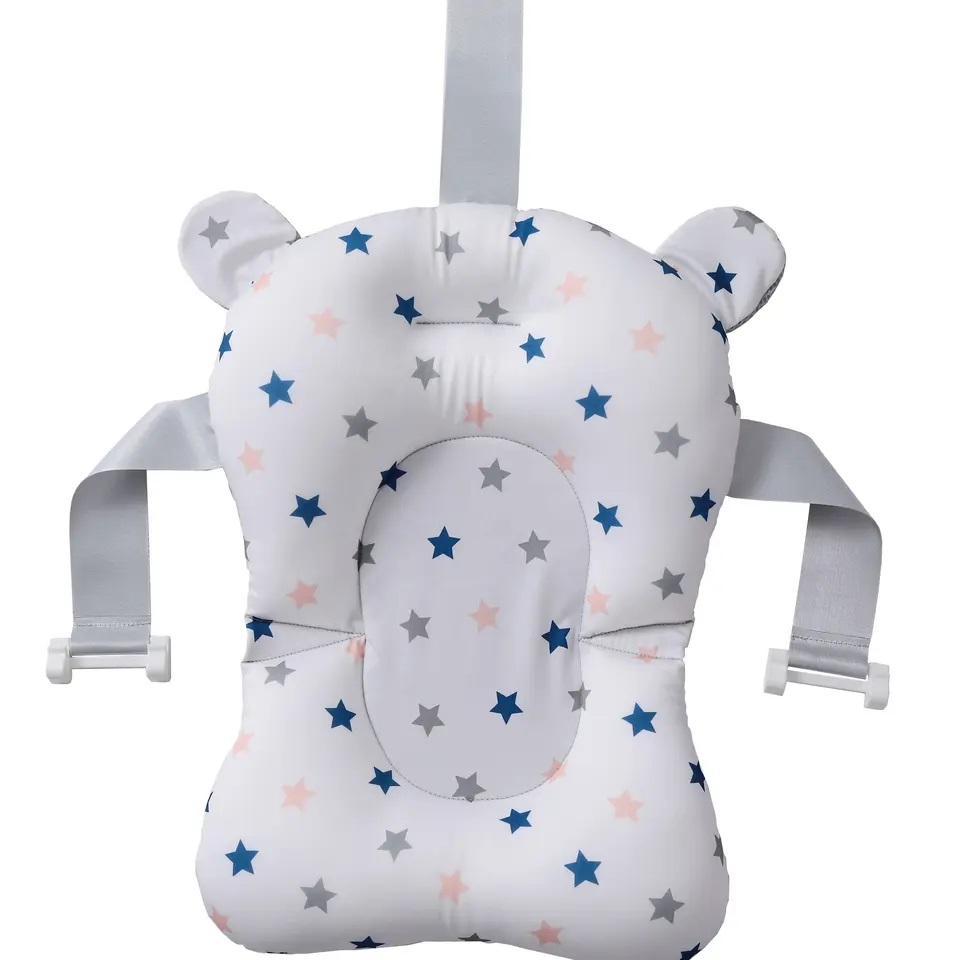 Cadita Ultrapliabila Little Mom Bear Pink cu Termometru - imagine 8