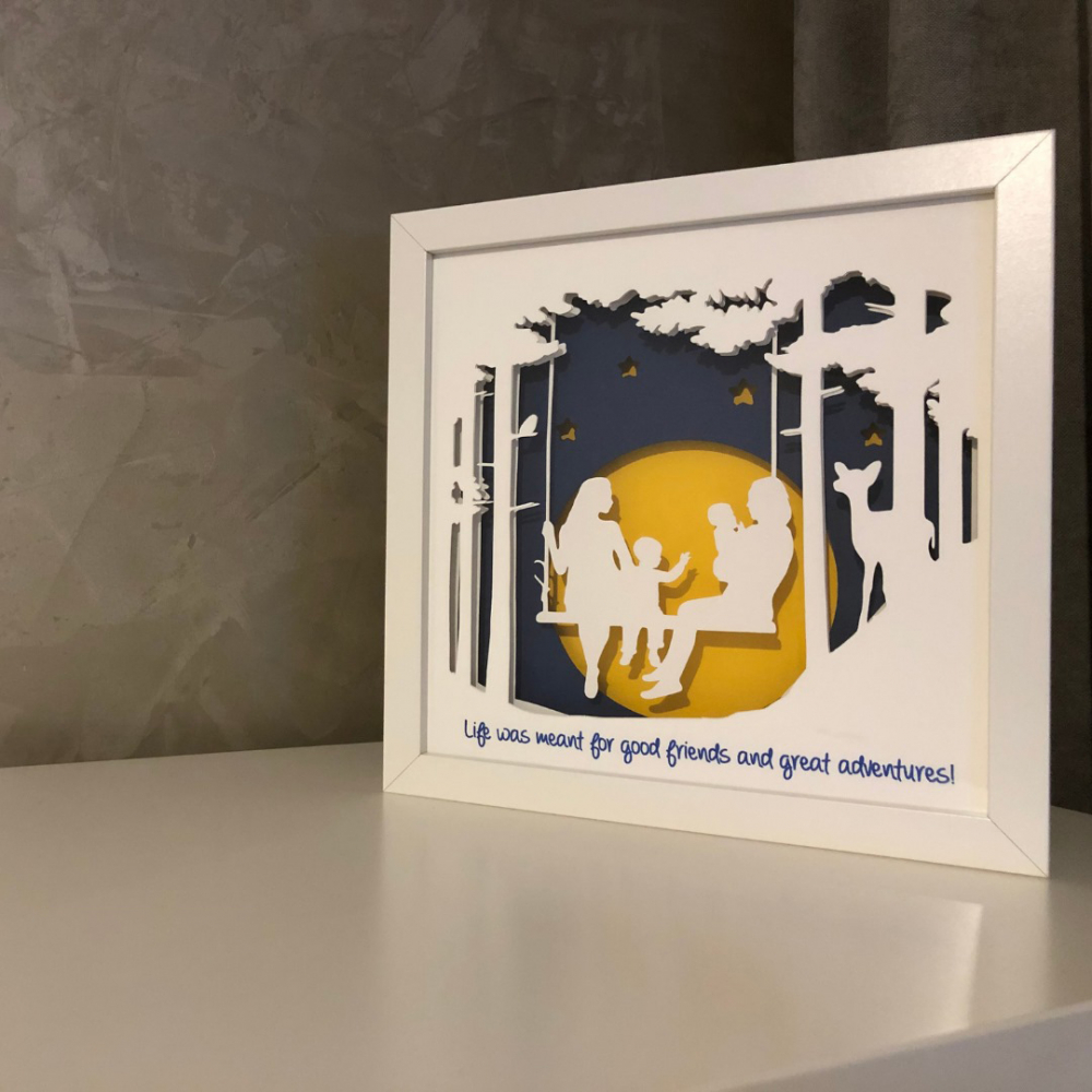 Tablou Luminos Prietene 003 Noorhandmade - imagine 6