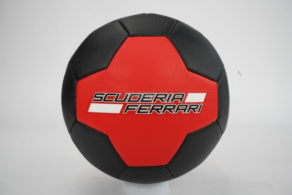 Minge Fotbal Ferrari Size 5, Rosu-Negru - imagine 4