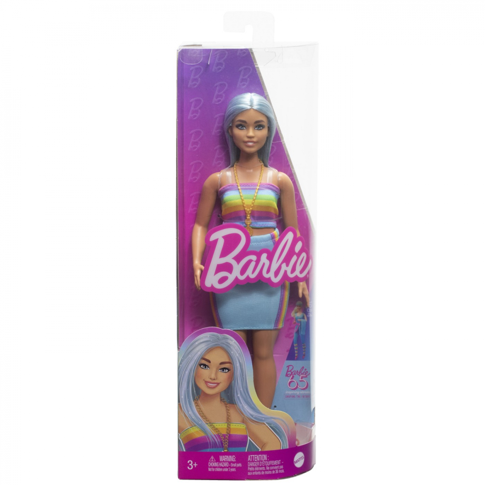 Papusa Barbie Fashionista Par Auriu Top Sport