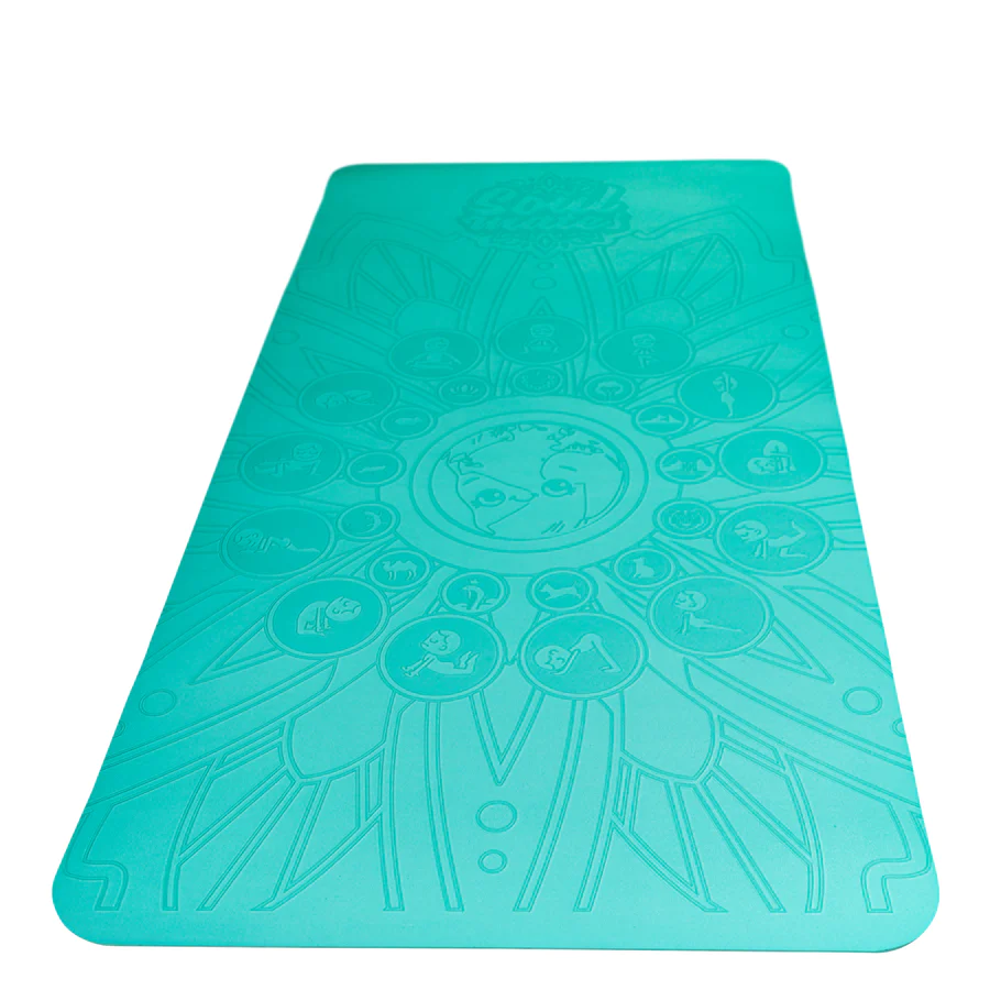 Saltea Yoga Copii Earth Turcoaz | Soul Mates - imagine 6