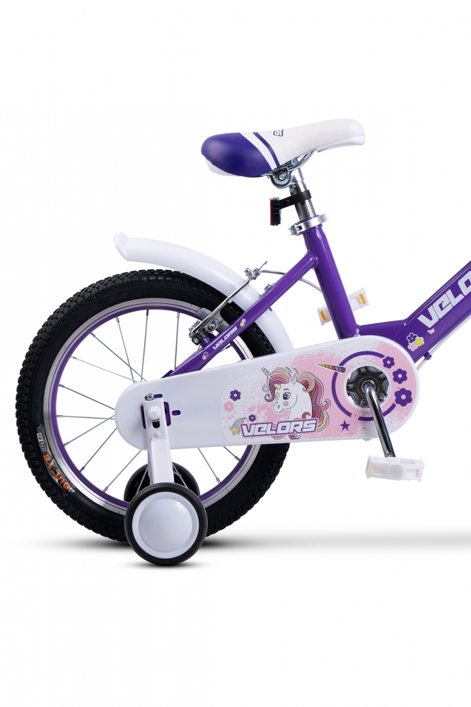 Bicicleta Velors V1802A Mov 18" Copii 5-7 Ani - imagine 3