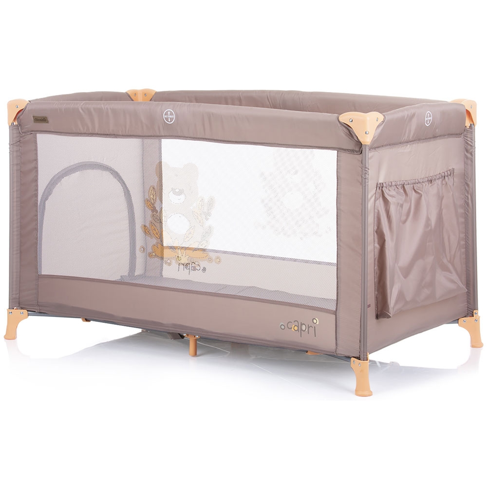 Pătuț Pliabil Chipolino Capri Sand, 0-15kg