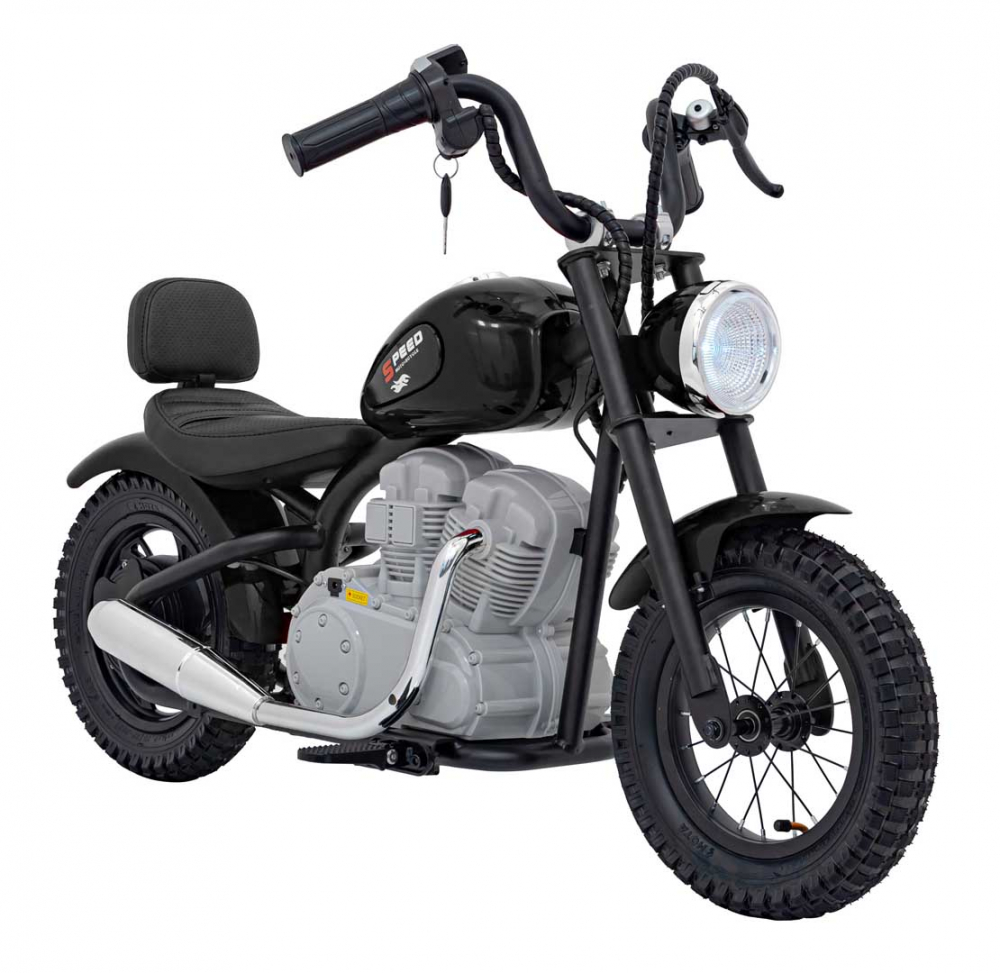 Ramiz Speed Power Black - Motocicleta electrică copii - imagine 12